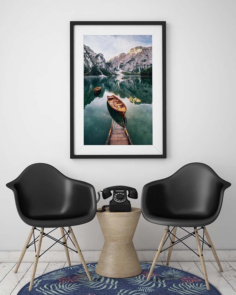 Alfombra Hojas Redonda Home & Living 