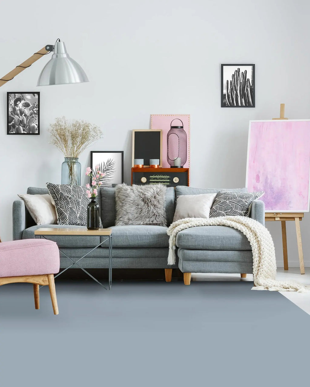 Alfombra Lisa Azul freeshipping - Home and Living