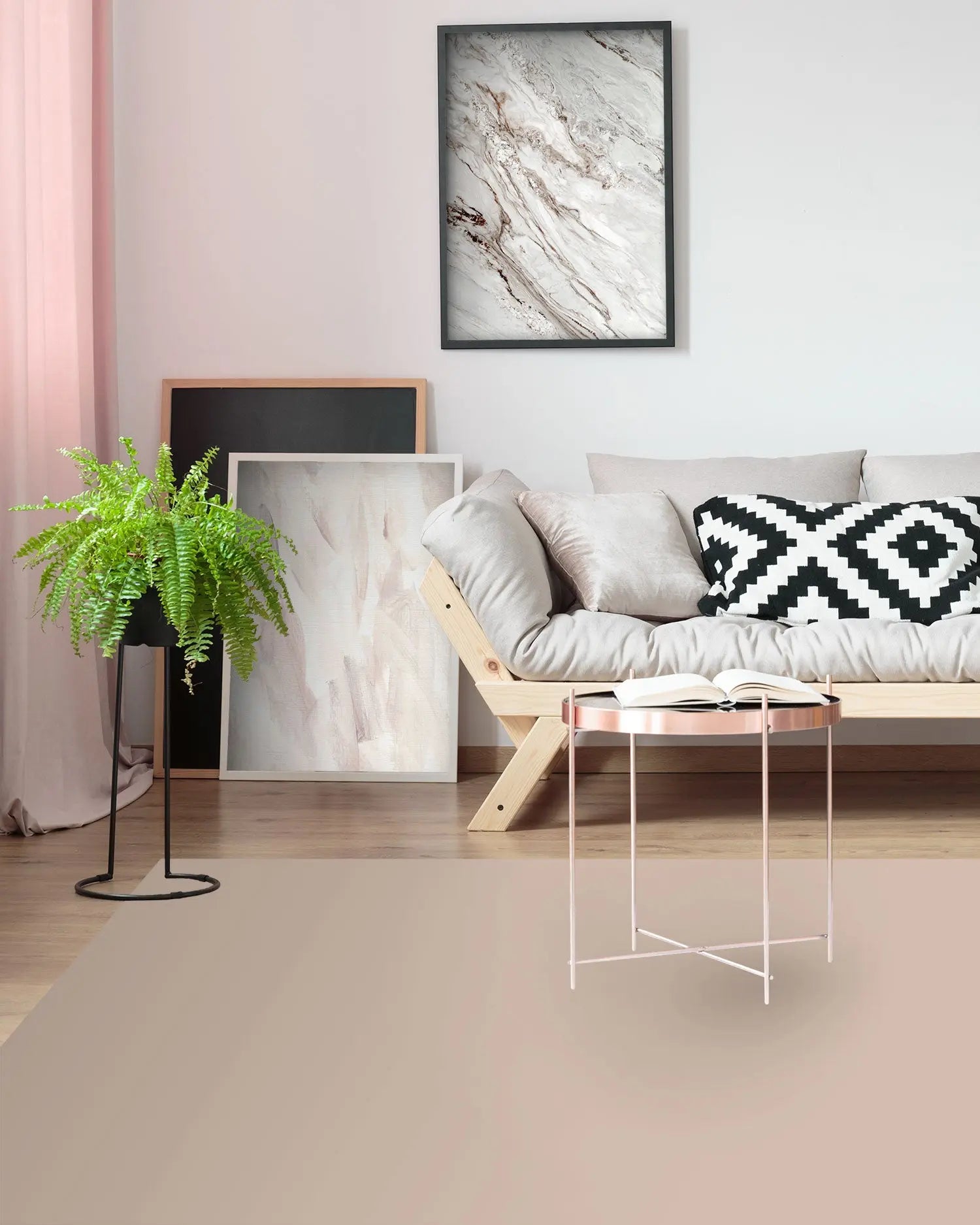 Alfombra Lisa Rosa freeshipping - Home and Living