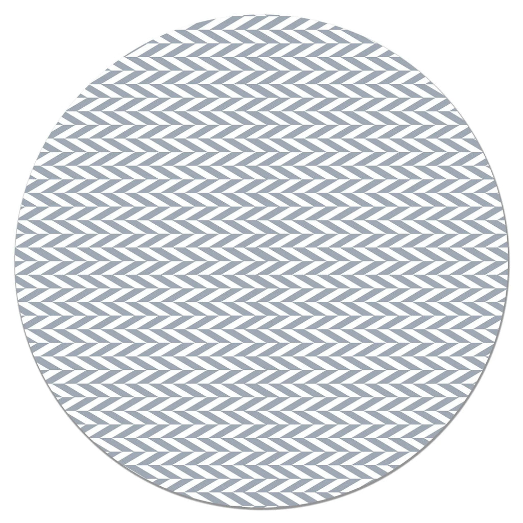 Alfombra Redonda Espigas Azul freeshipping - Home and Living