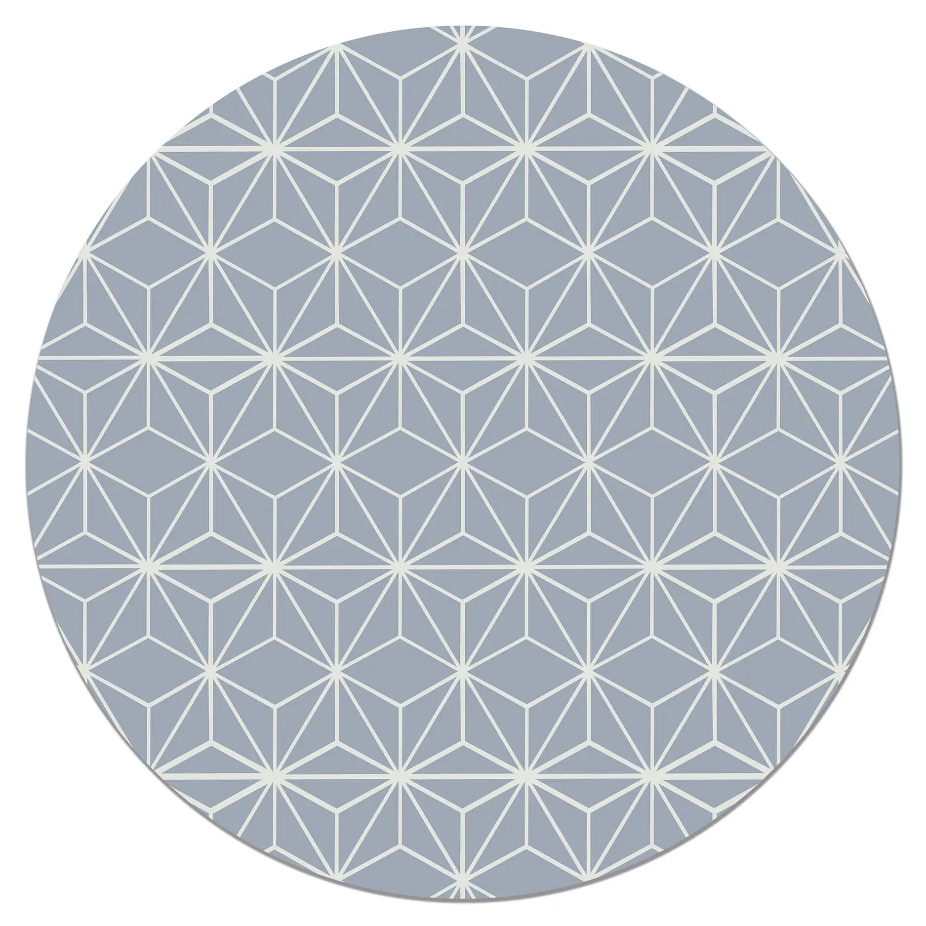 Alfombra Redonda Estrellada Azul freeshipping - Home and Living