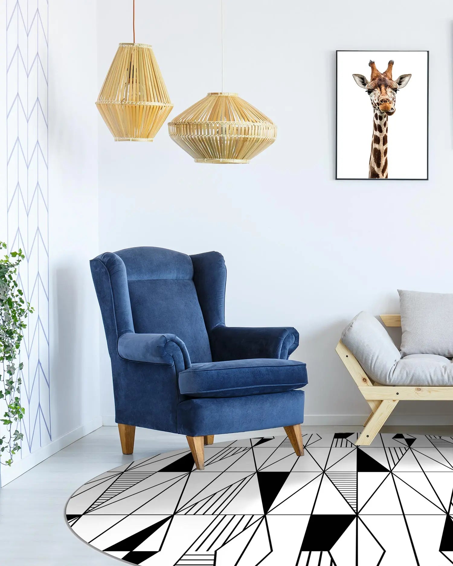 Alfombra Redonda Rombos freeshipping - Home and Living