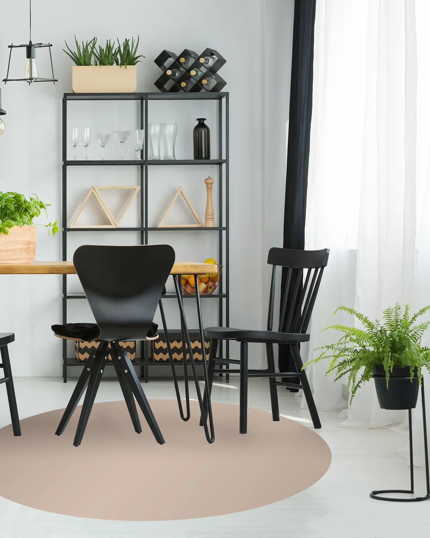 Alfombra Redonda Rosa freeshipping - Home and Living