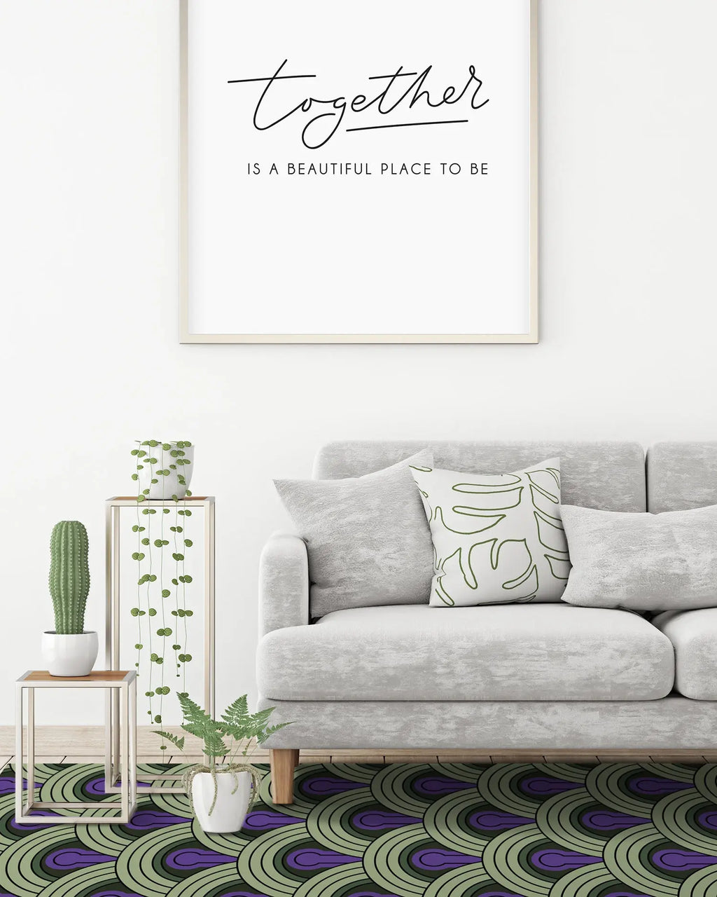 Alfombra Resplandor Azul freeshipping - Home and Living