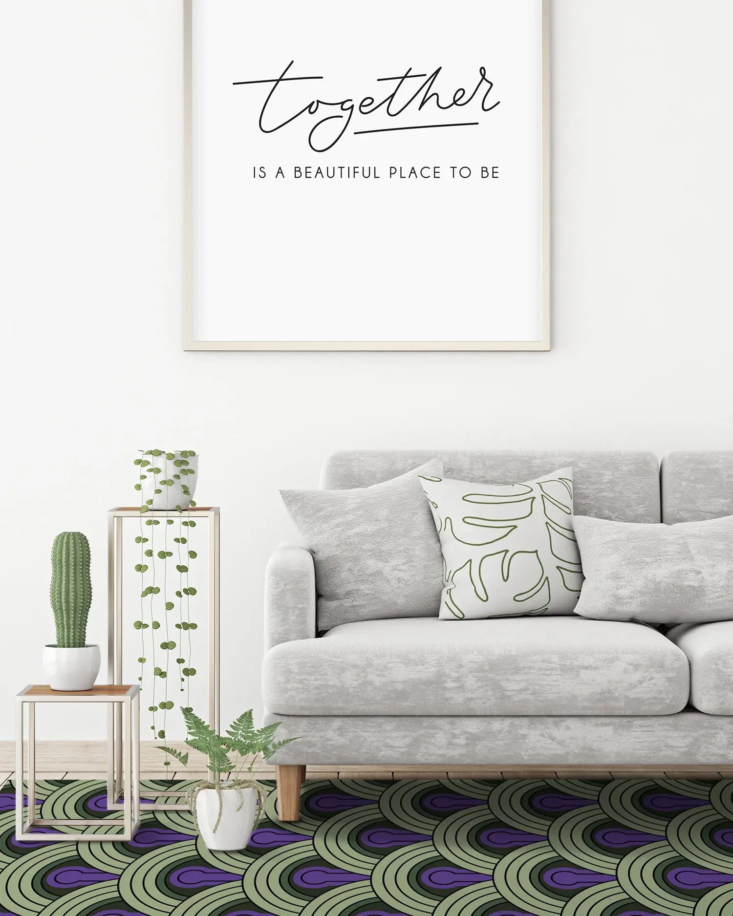 Alfombra Resplandor Azul freeshipping - Home and Living