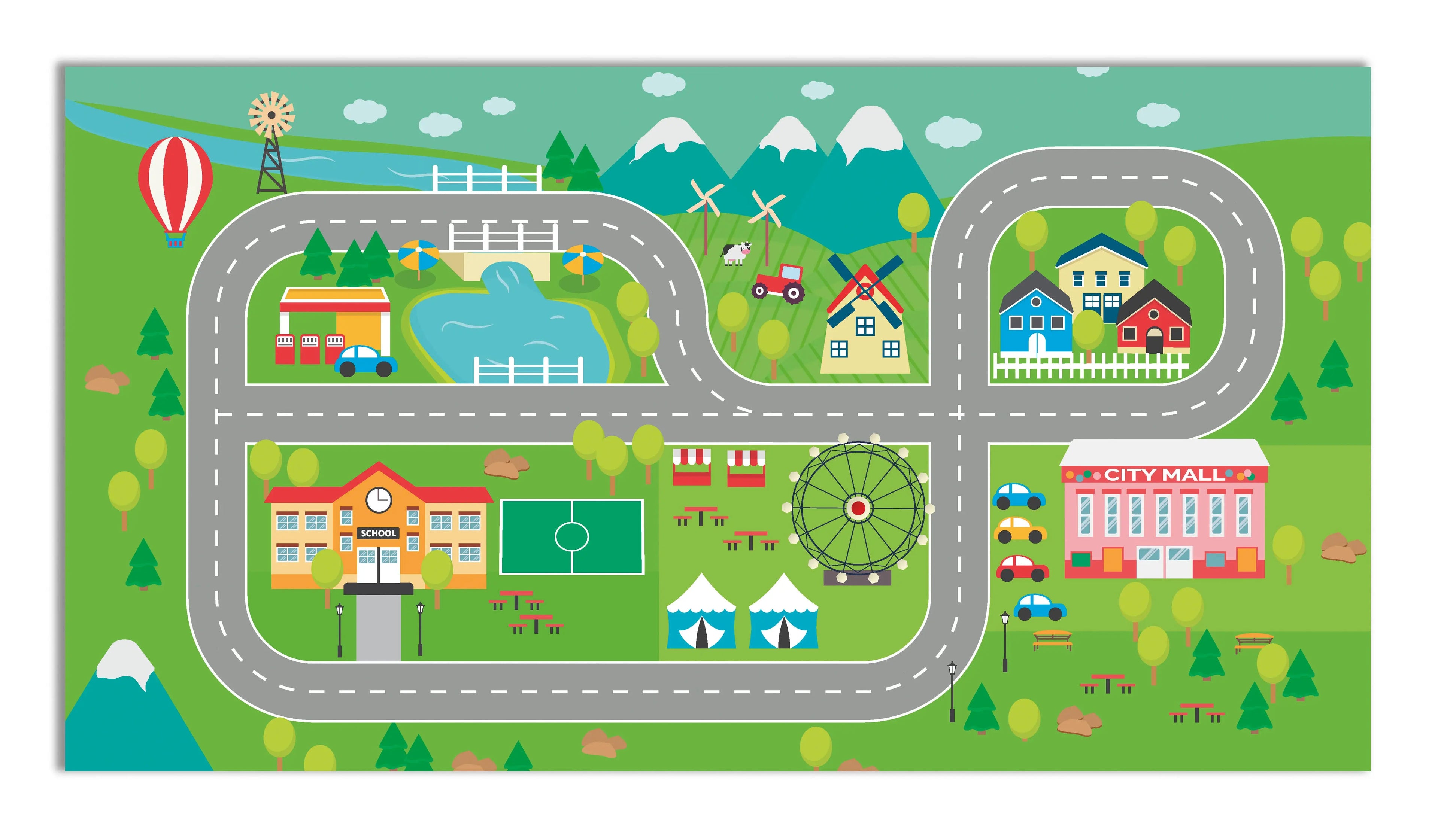 Alfombra Rutas freeshipping - Home and Living