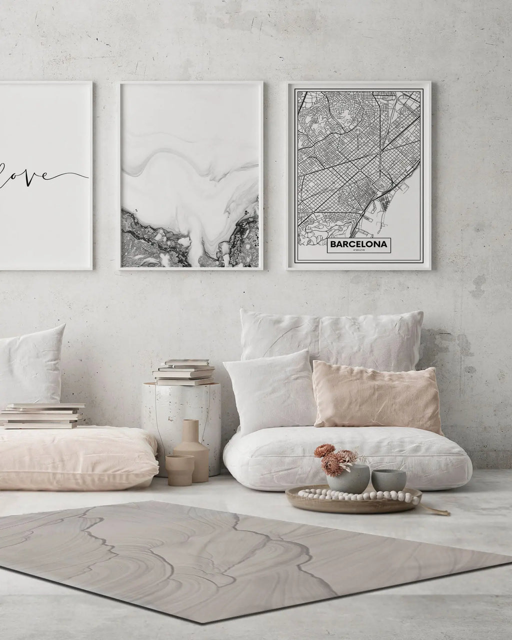 Alfombra Vinílica Mármol Gris freeshipping - Home and Living