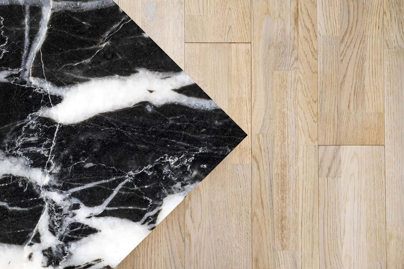 Alfombra Vinílica Mármol Negro freeshipping - Home and Living