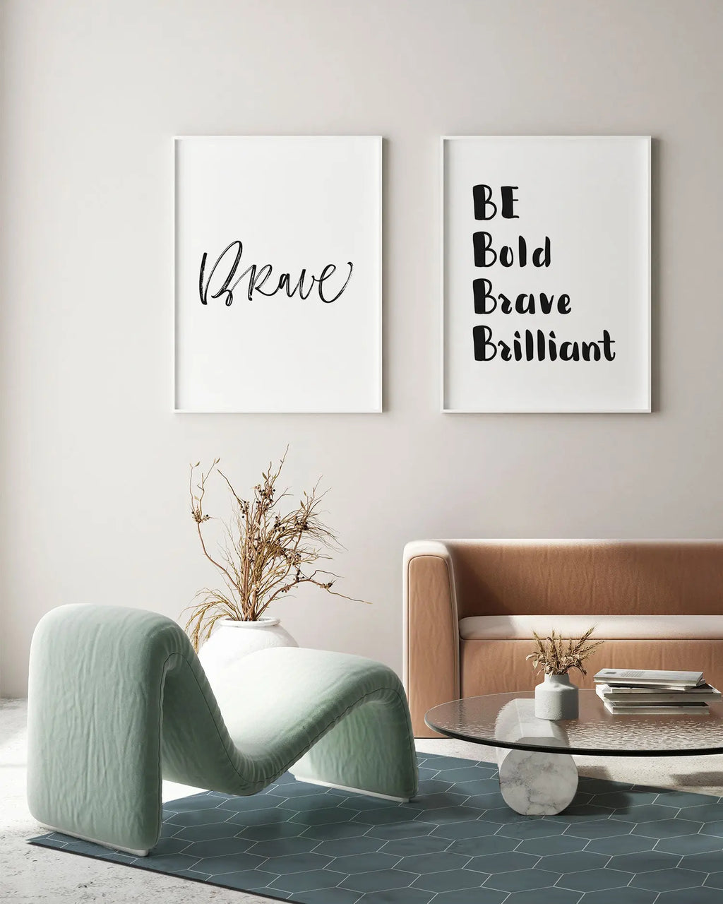 Alfombra Vinílica Mosaico Hexágonos Azul freeshipping - Home and Living