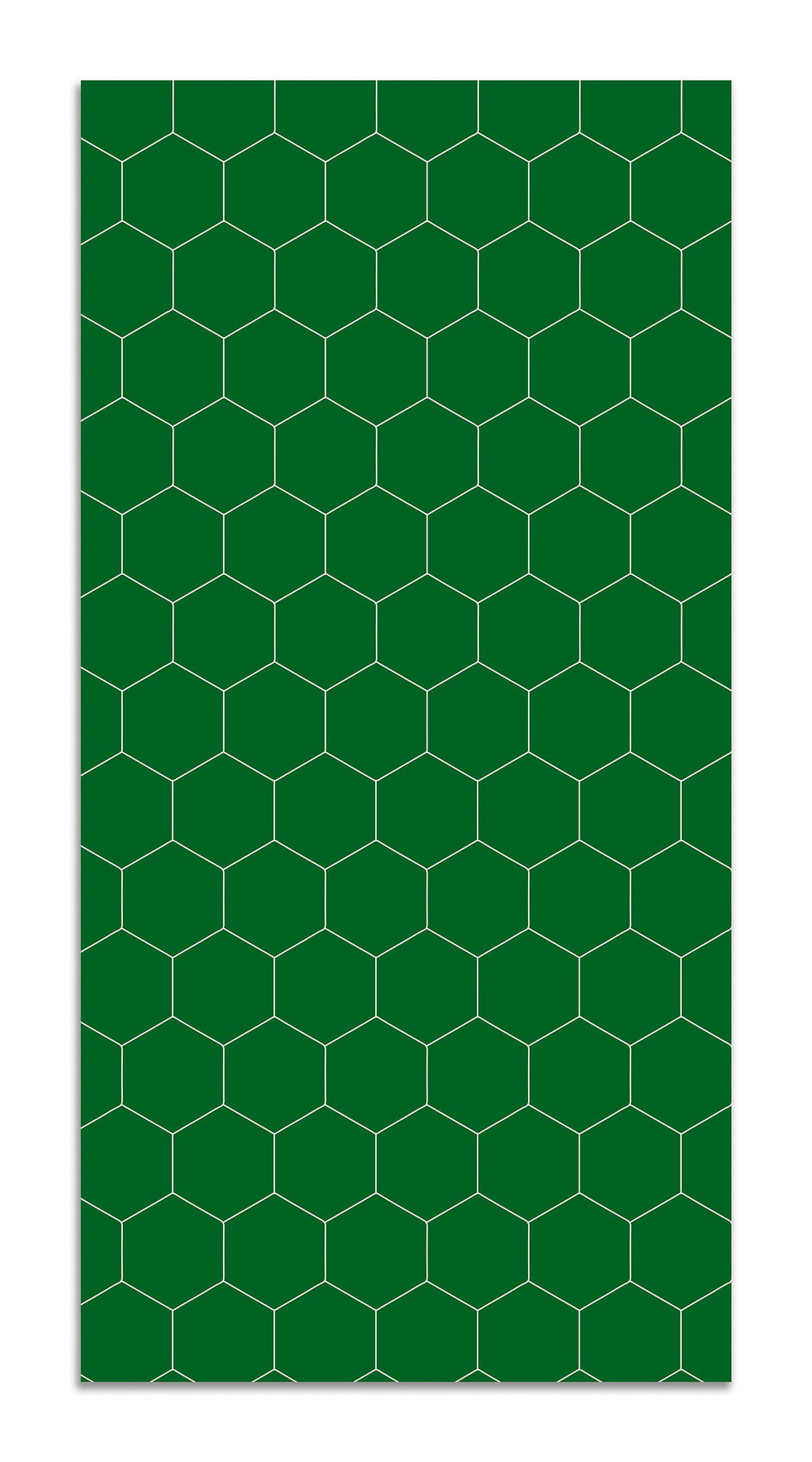 Alfombra Vinílica Mosaico Hexágonos Verde Home & Living 