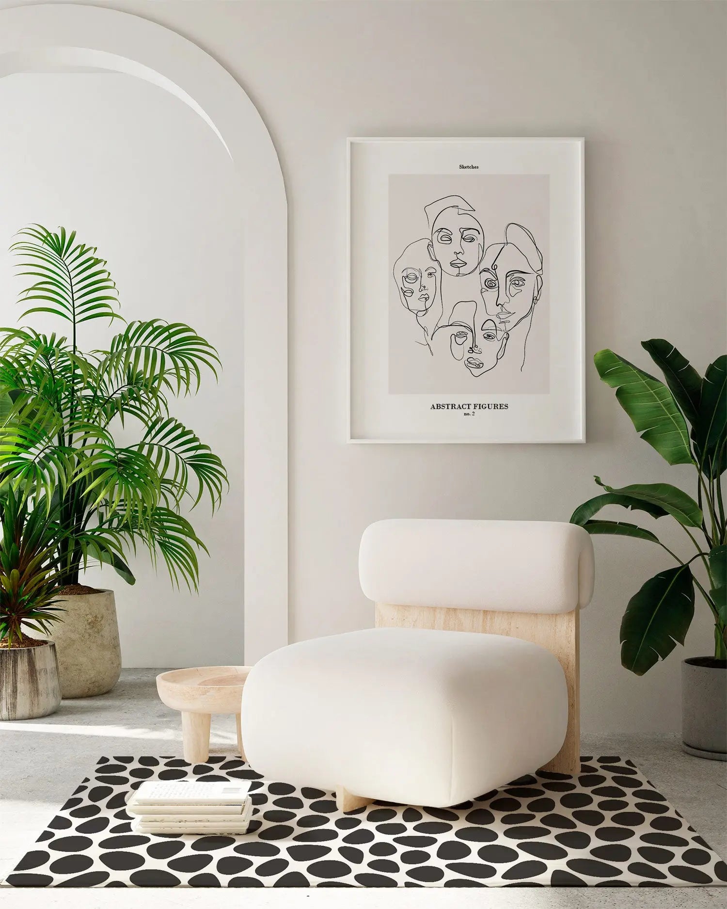 Alfombra Vinílica Patrón Empedrado Gris freeshipping - Home and Living