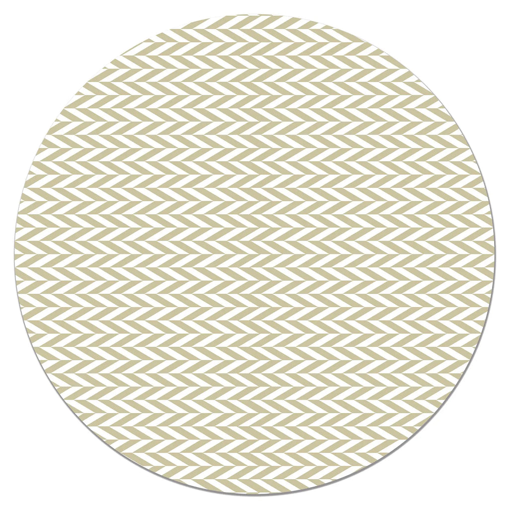 Alfombra Vinílica Redonda Espigas freeshipping - Home and Living