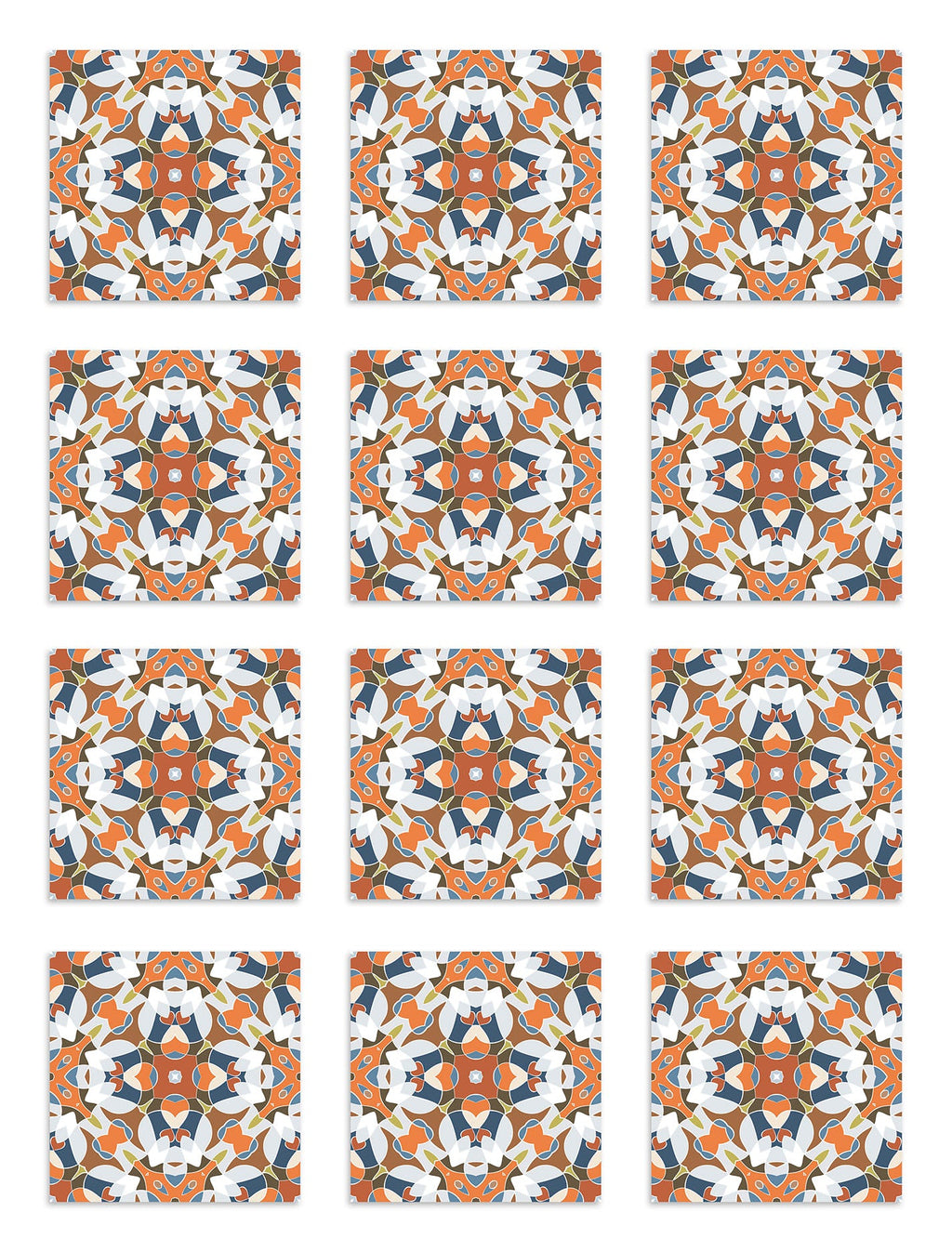 Azulejo Adhesivo Baldosa Modelo Oriental Original Home & Living 