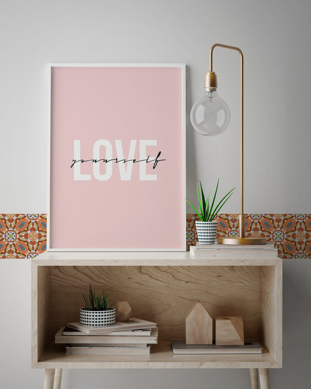 Azulejo Adhesivo Baldosín Oriental Caleidoscopio Original Home & Living 