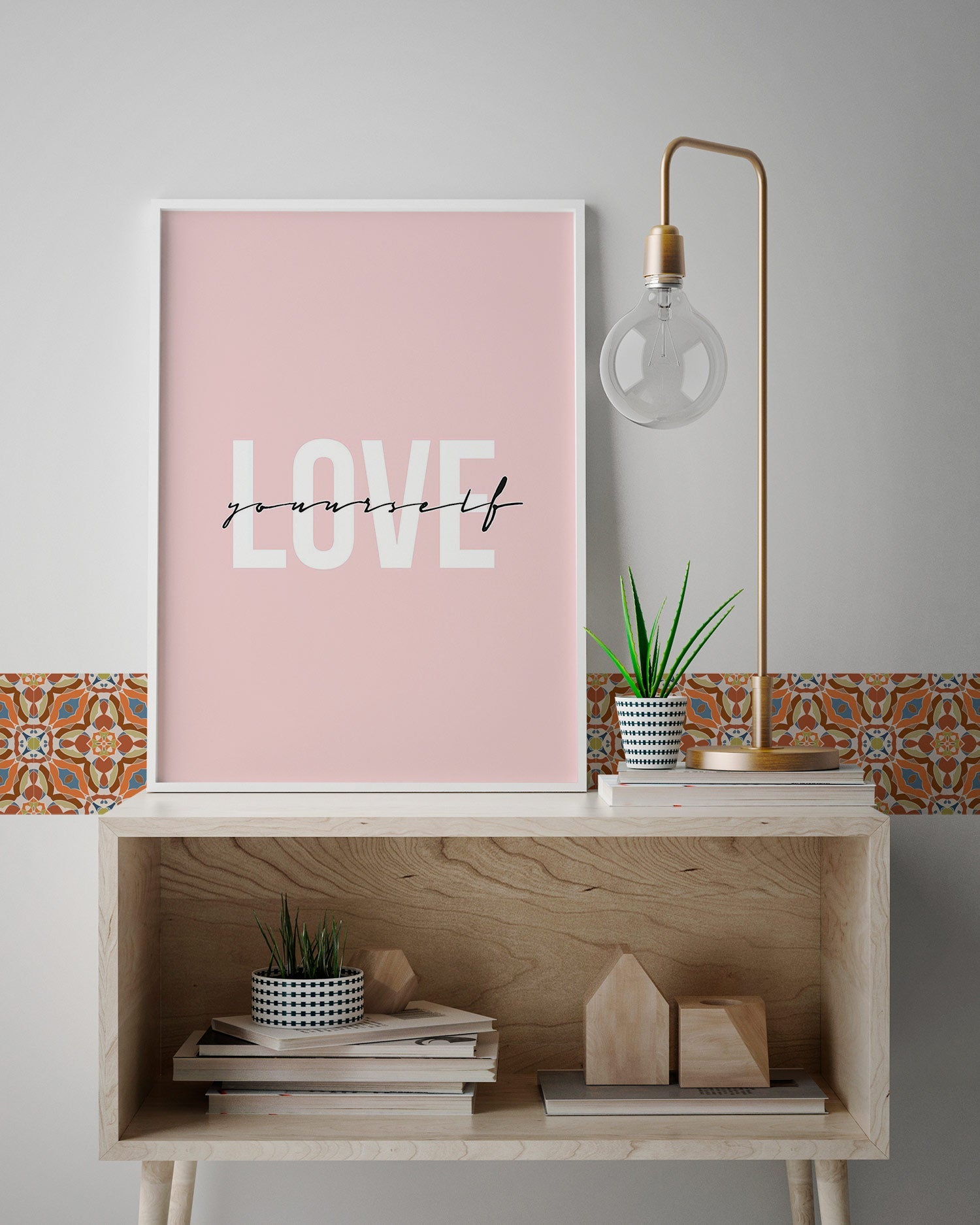 Azulejo Adhesivo Baldosín Oriental Caleidoscopio Original Home & Living 