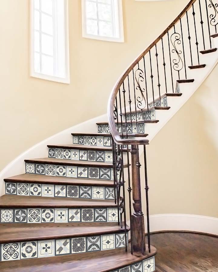 Azulejo Adhesivo Diseño Hidráulico Gris Home & Living 