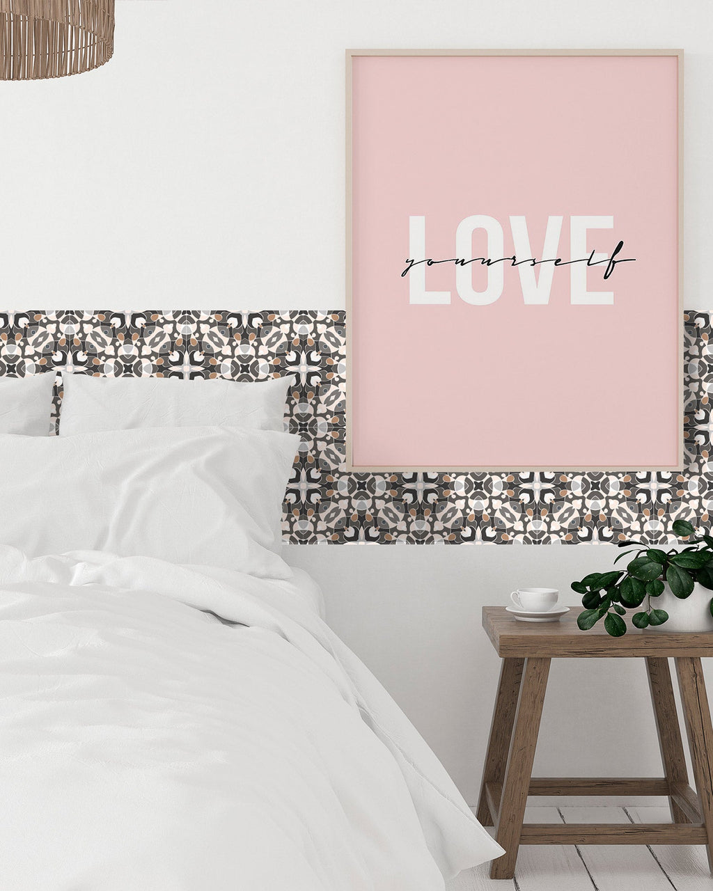 Azulejo Adhesivo Hidráulico Estilo Oriental Gris Home & Living 