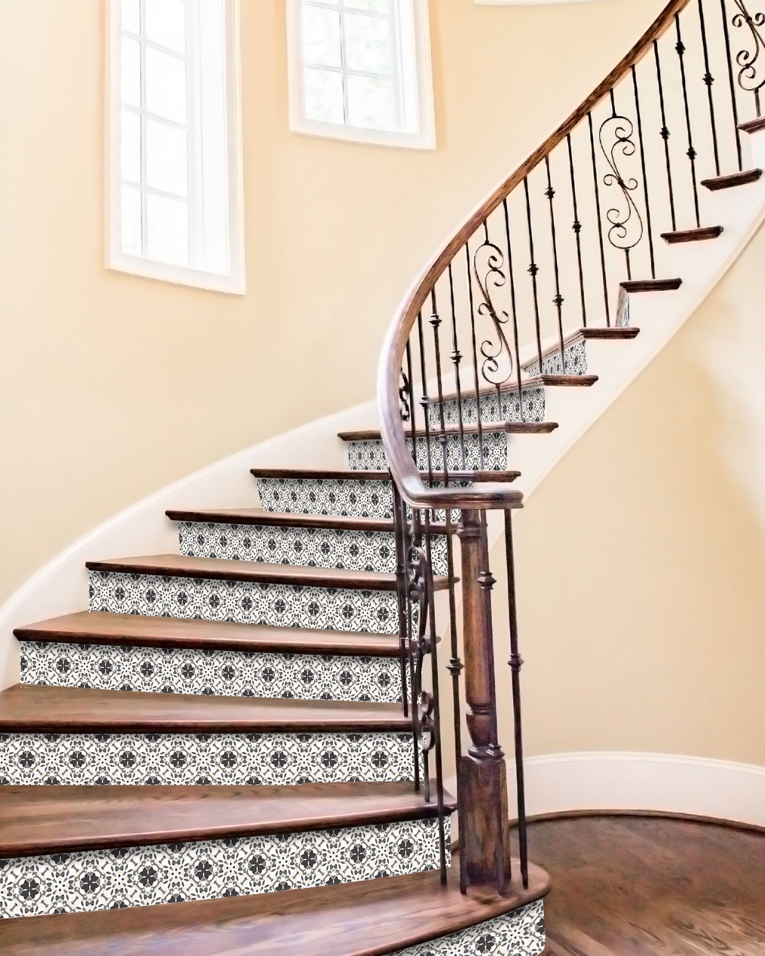 Azulejo Adhesivo Hidráulico Oriental Mosaico Gris Home & Living 