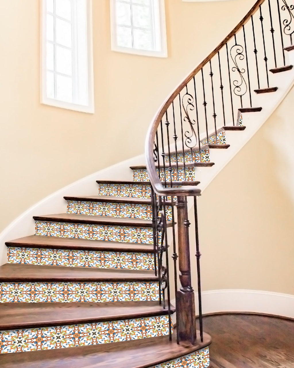 Azulejo Adhesivo Tipo Hidráulico Oriental Original Home & Living 