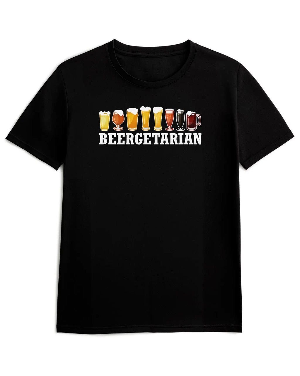 Camiseta de Manga Corta -  Beergetarian  - 100% Algodón Home & Living