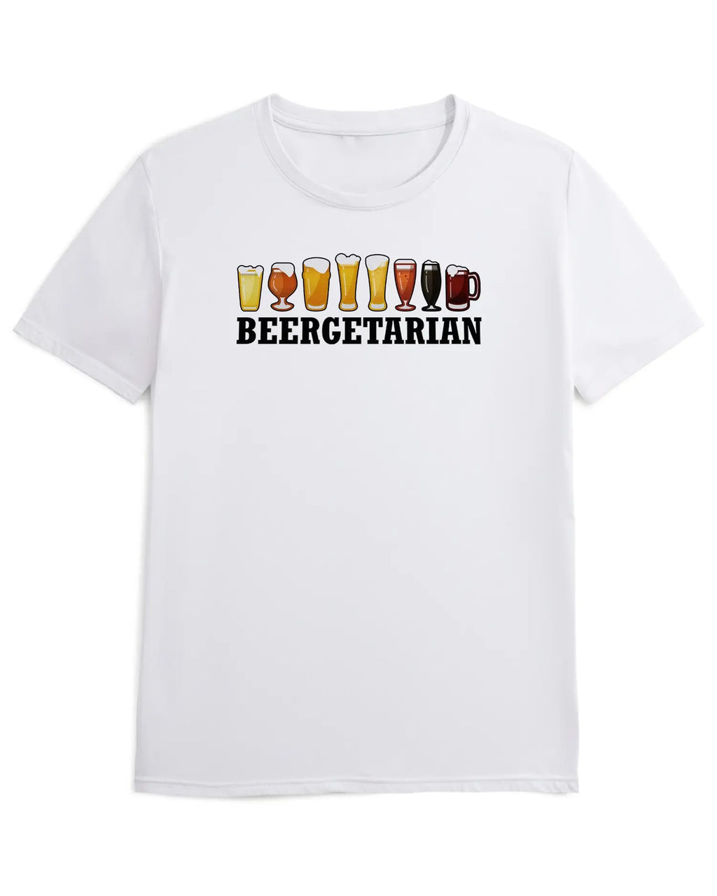 Camiseta de Manga Corta -  Beergetarian  - 100% Algodón Home & Living
