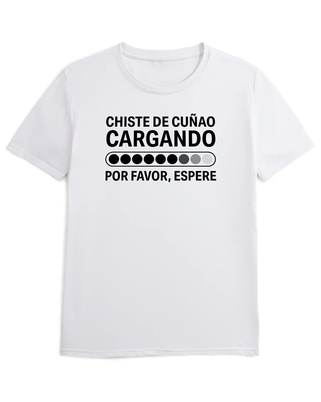 Camiseta de Manga Corta -  Chiste de Cuñado Cargando  - 100% Algodón Home & Living