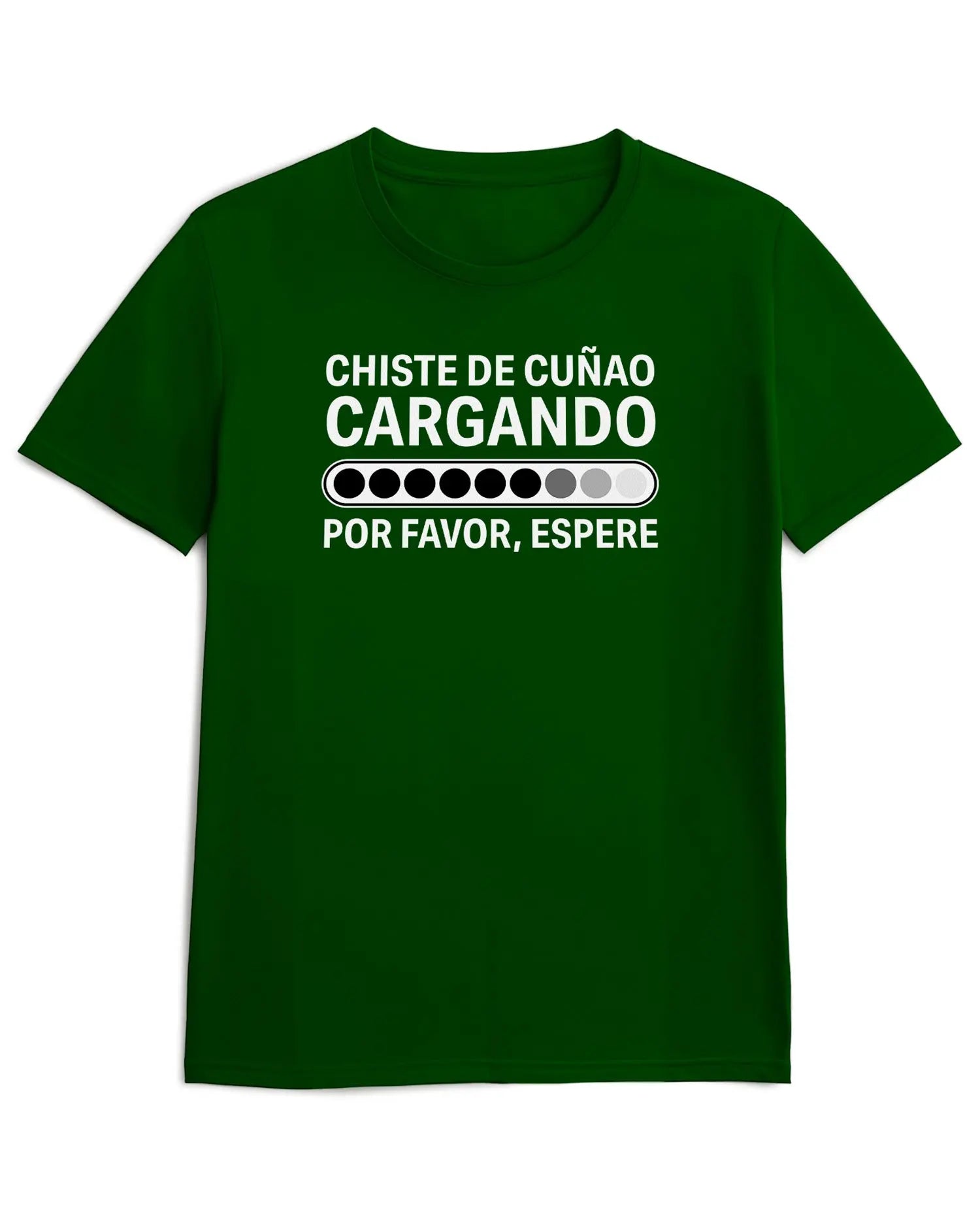 Camiseta de Manga Corta -  Chiste de Cuñado Cargando  - 100% Algodón Home & Living