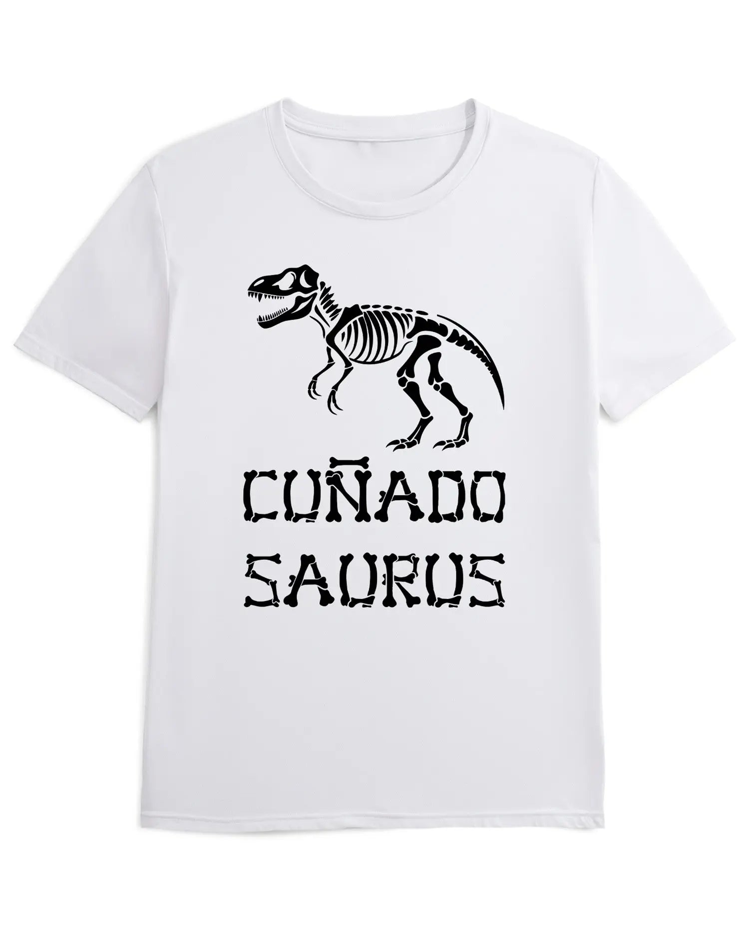 Camiseta de Manga Corta -  Cuñadosaurus Rex  - 100% Algodón Home & Living