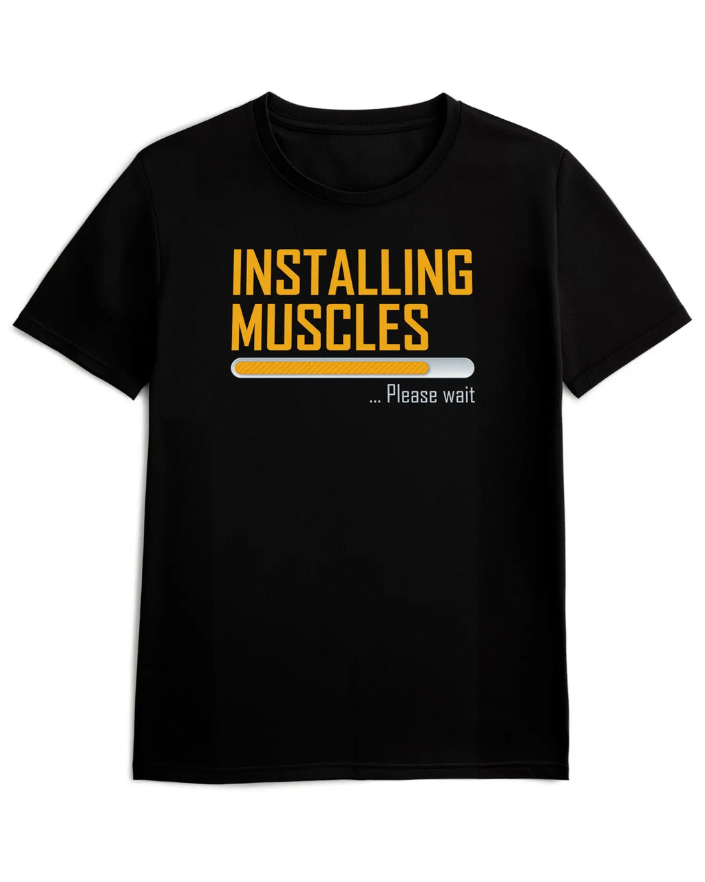 Camiseta de Manga Corta -  Installing Muscles  - 100% Algodón Home & Living
