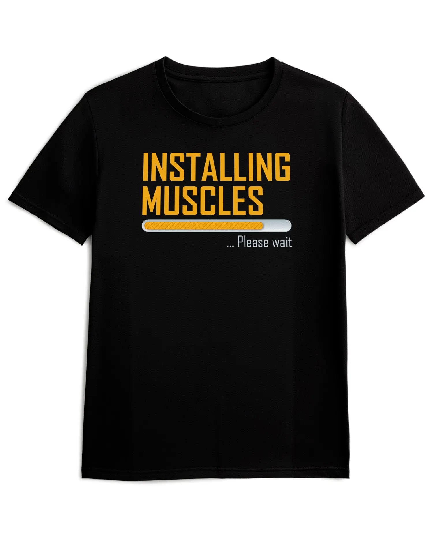Camiseta de Manga Corta -  Installing Muscles  - 100% Algodón Home & Living