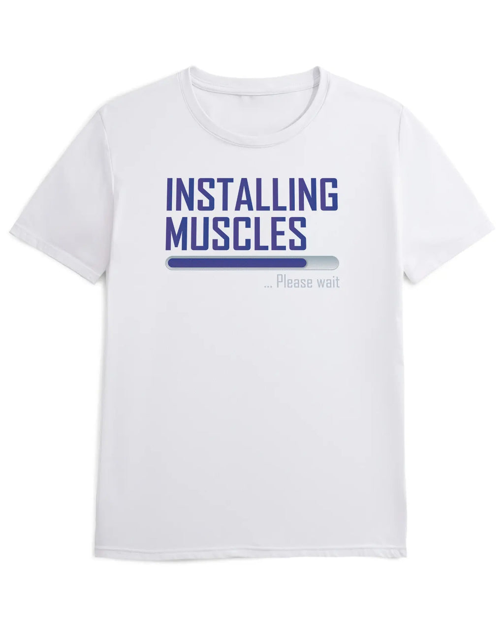 Camiseta de Manga Corta -  Installing Muscles  - 100% Algodón Home & Living