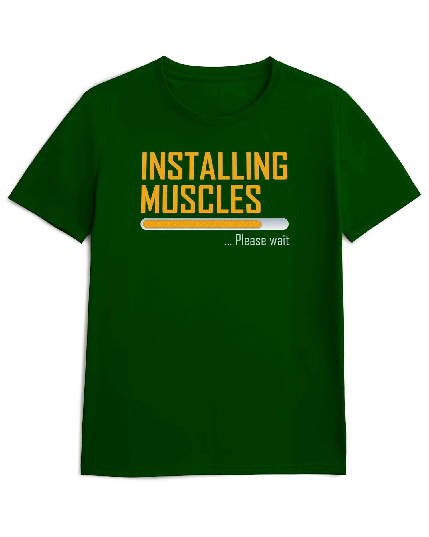 Camiseta de Manga Corta -  Installing Muscles  - 100% Algodón Home & Living