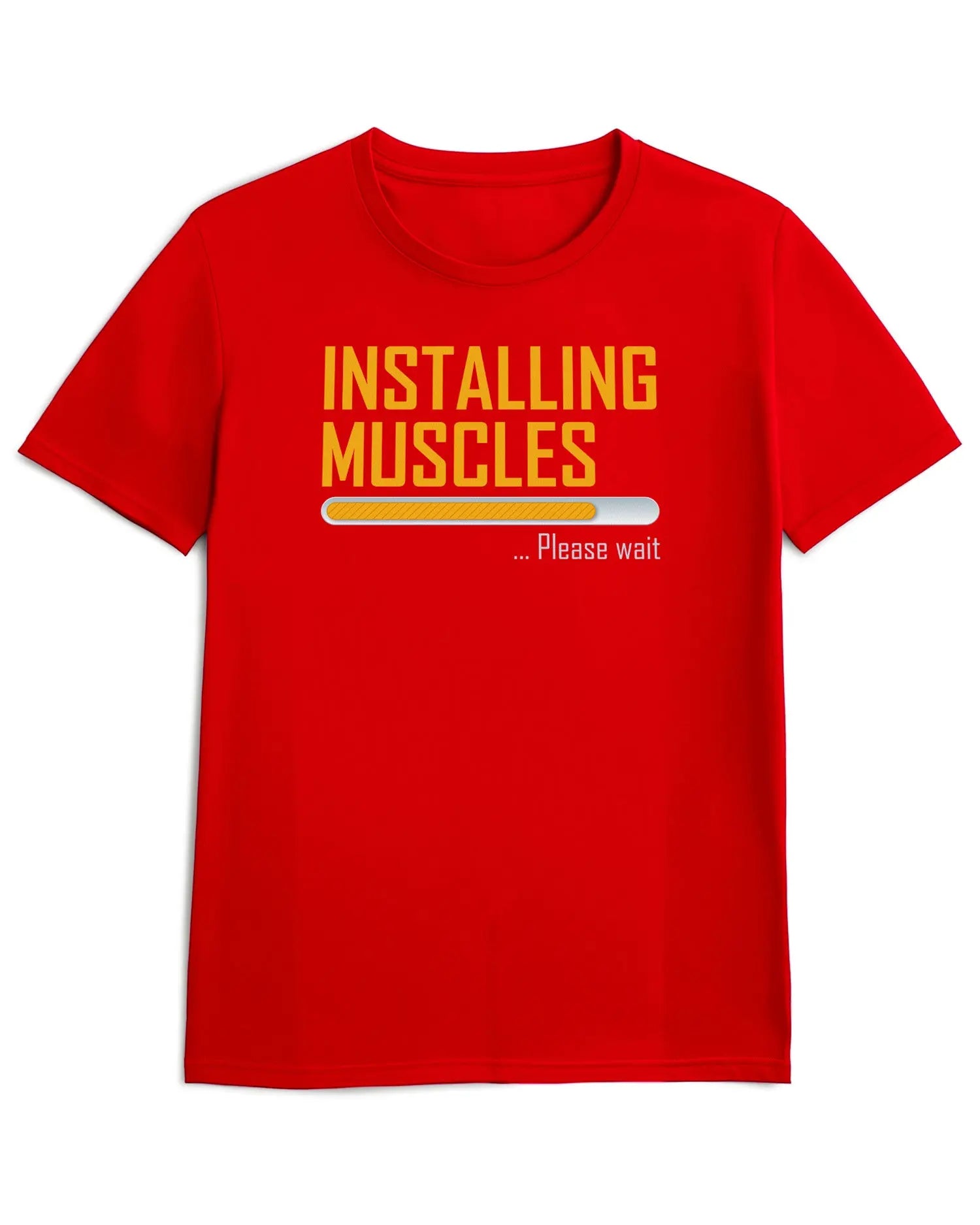 Camiseta de Manga Corta -  Installing Muscles  - 100% Algodón Home & Living