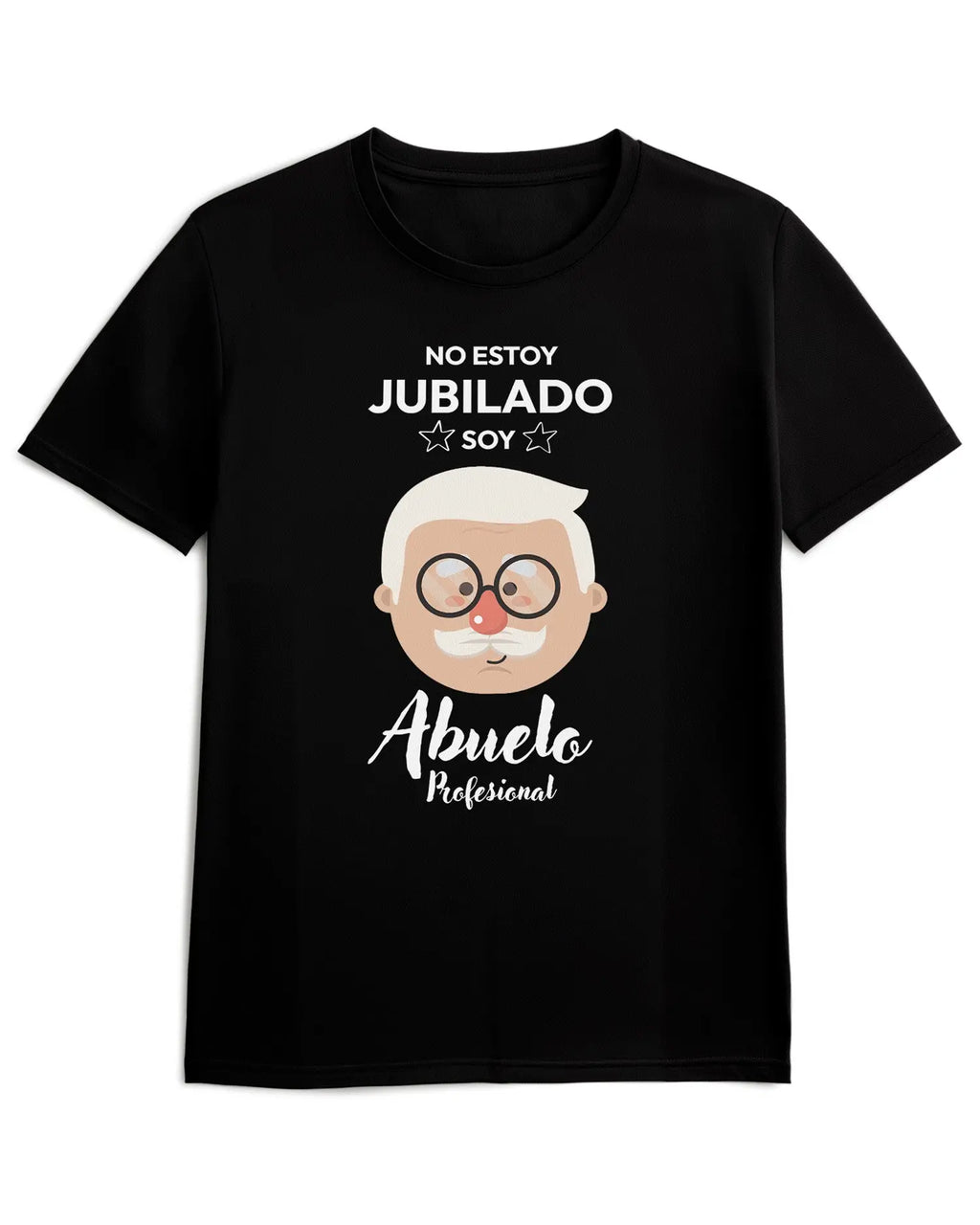 Camiseta de Manga Corta -  No Estoy Jubilado Soy Abuelo Profesional  - 100% Algodón Home & Living