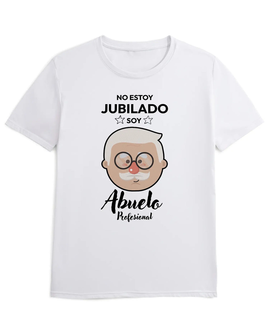 Camiseta de Manga Corta -  No Estoy Jubilado Soy Abuelo Profesional  - 100% Algodón Home & Living