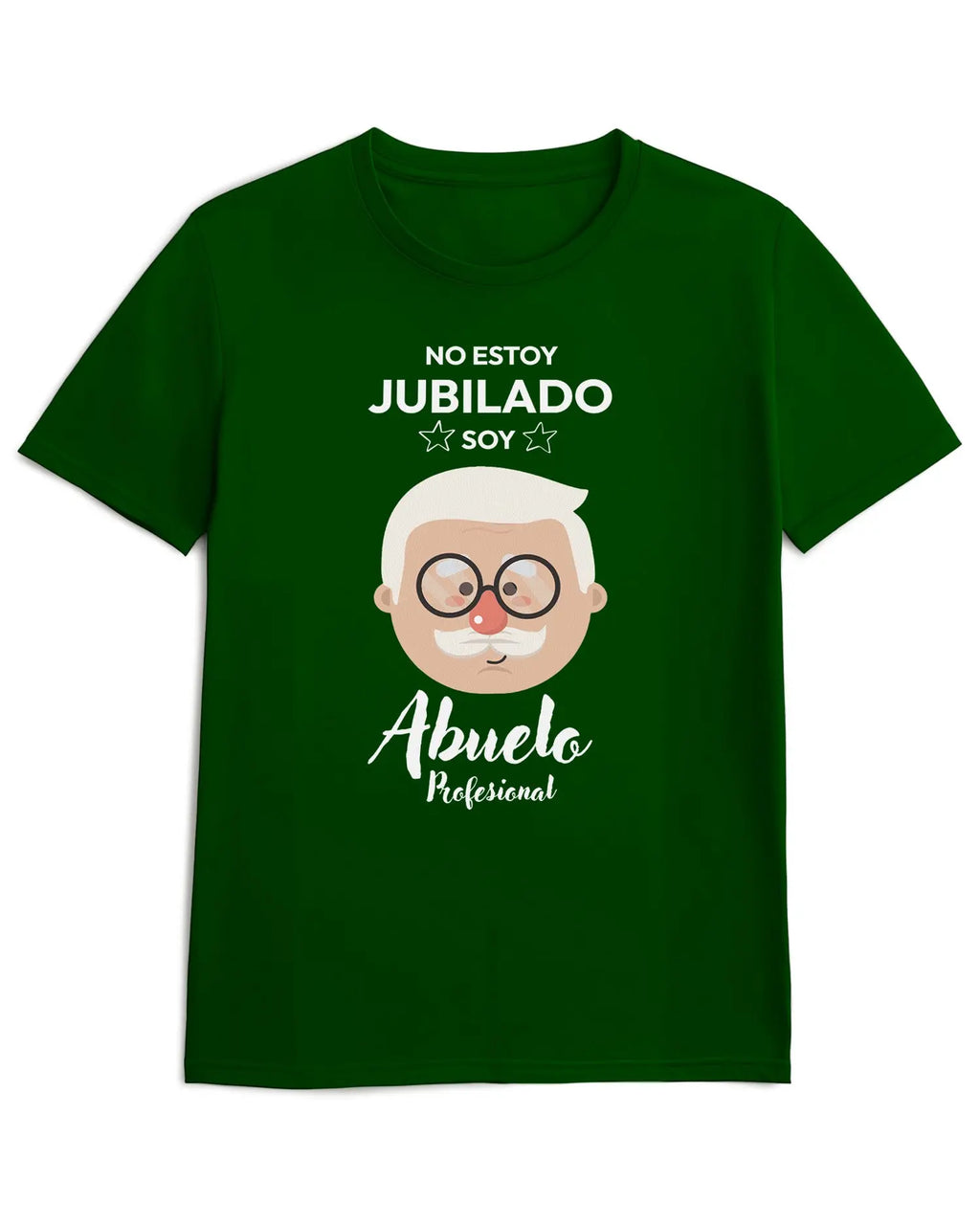 Camiseta de Manga Corta -  No Estoy Jubilado Soy Abuelo Profesional  - 100% Algodón Home & Living