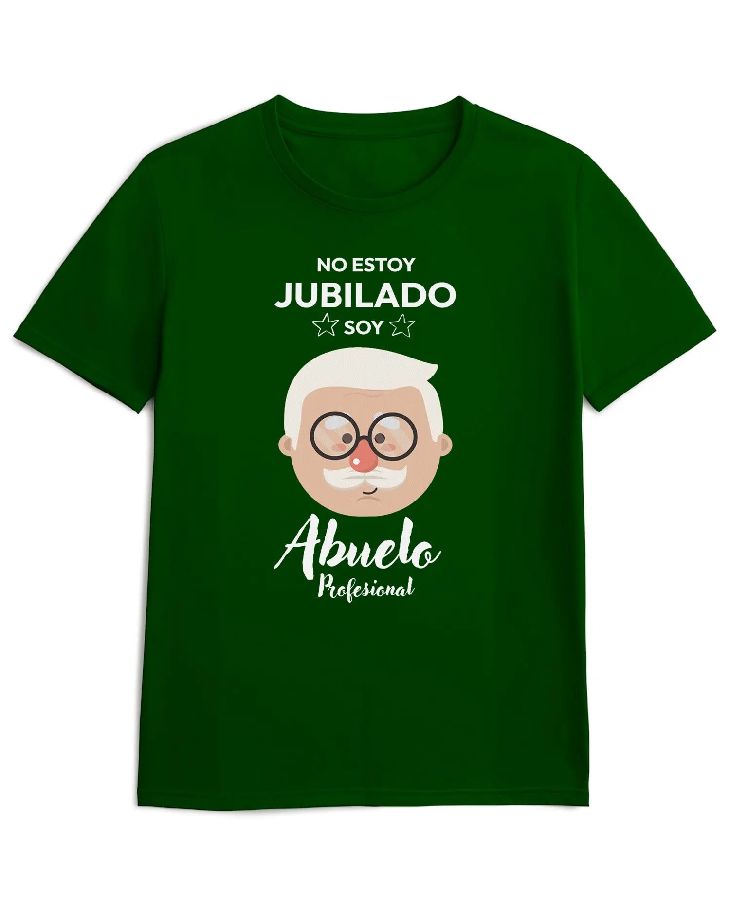 Camiseta de Manga Corta -  No Estoy Jubilado Soy Abuelo Profesional  - 100% Algodón Home & Living