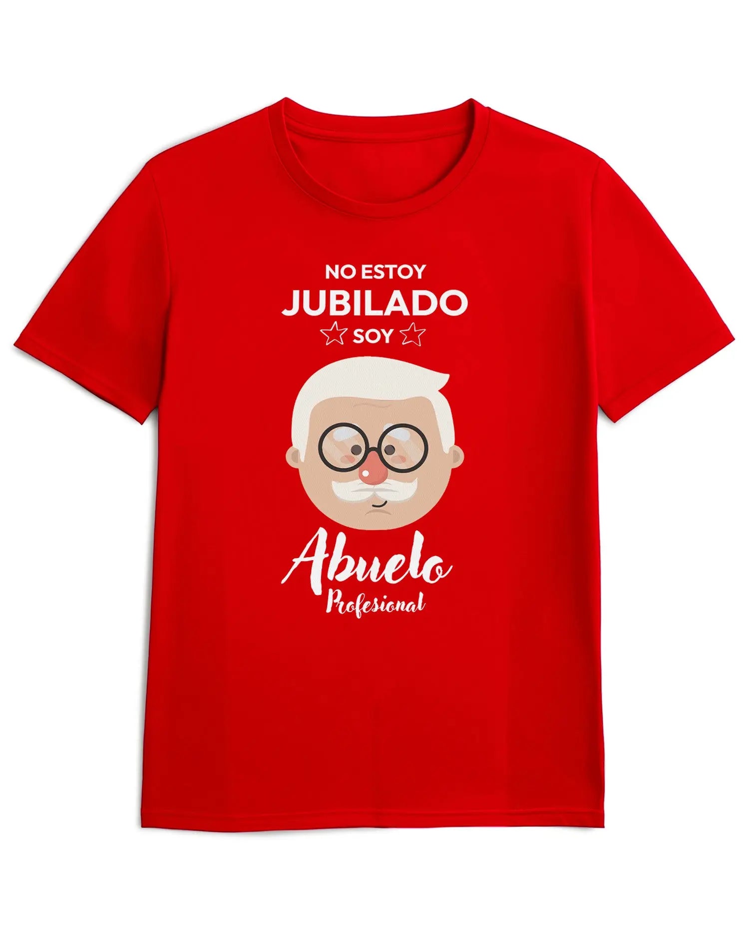 Camiseta de Manga Corta -  No Estoy Jubilado Soy Abuelo Profesional  - 100% Algodón Home & Living