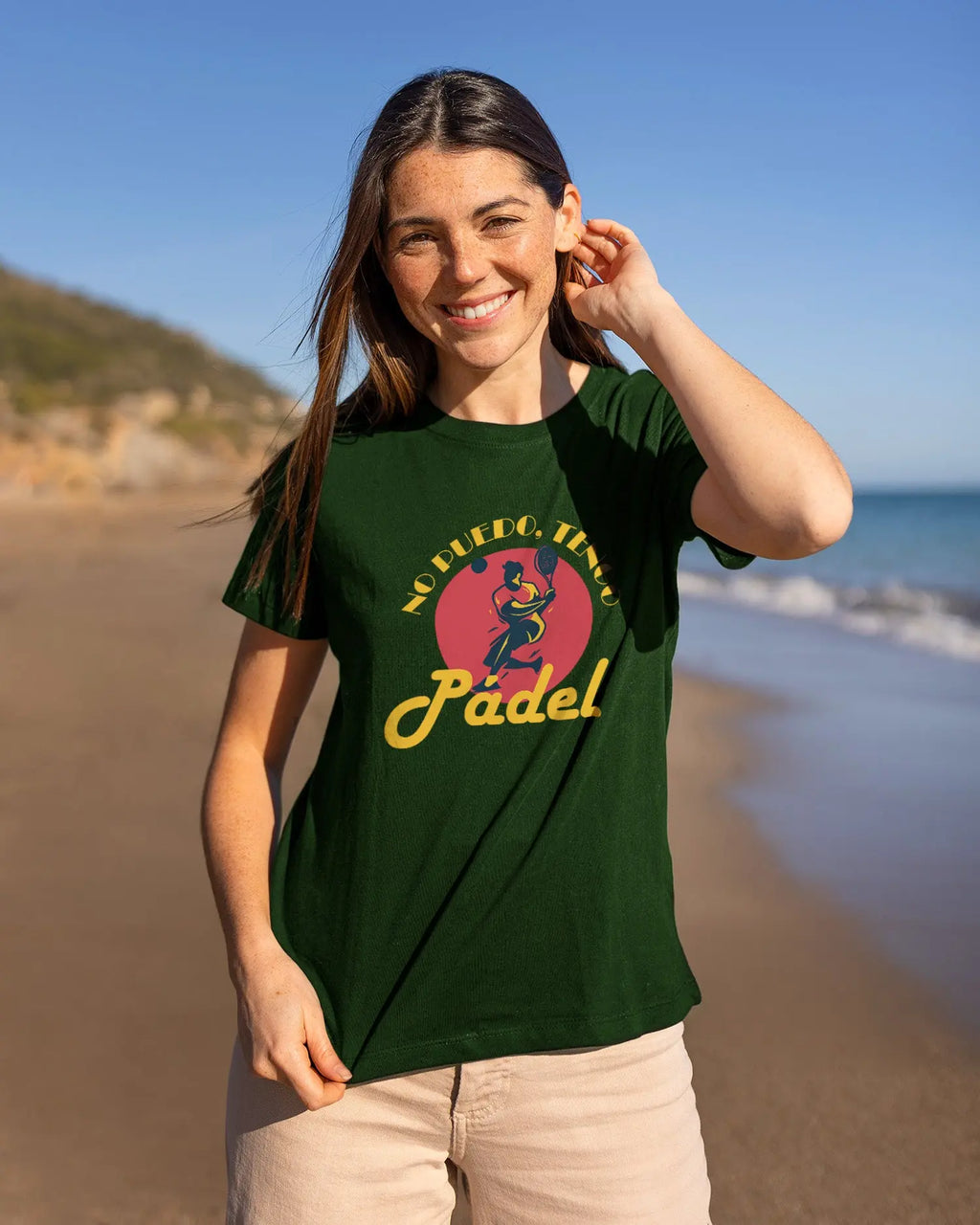 Camiseta de Manga Corta -  No Puedo tengo Pádel  - 100% Algodón Home & Living