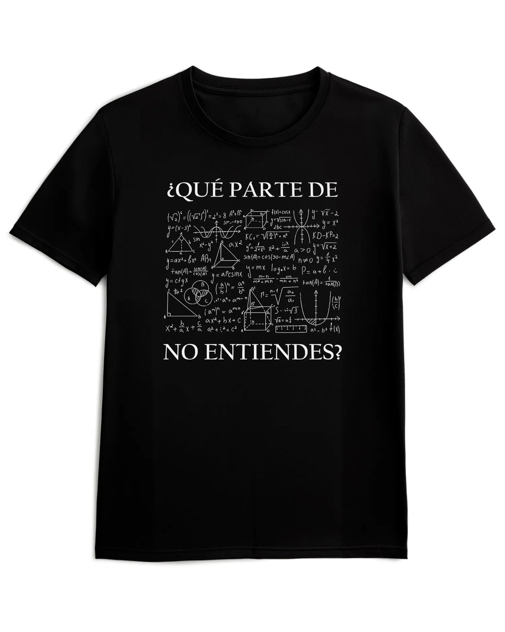 Camiseta de Manga Corta -  Que Partes de no Entiendes  - 100% Algodón Home & Living