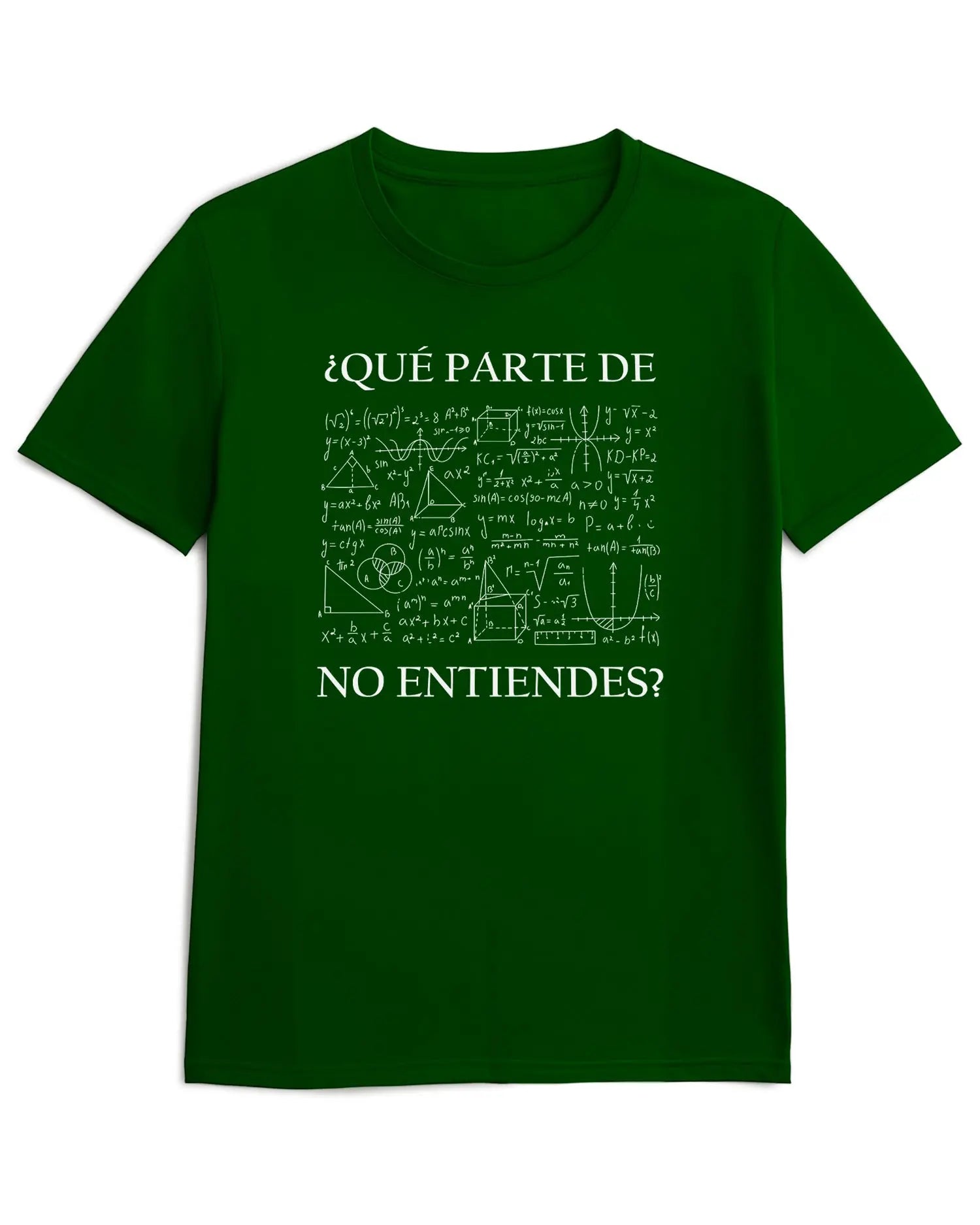 Camiseta de Manga Corta -  Que Partes de no Entiendes  - 100% Algodón Home & Living