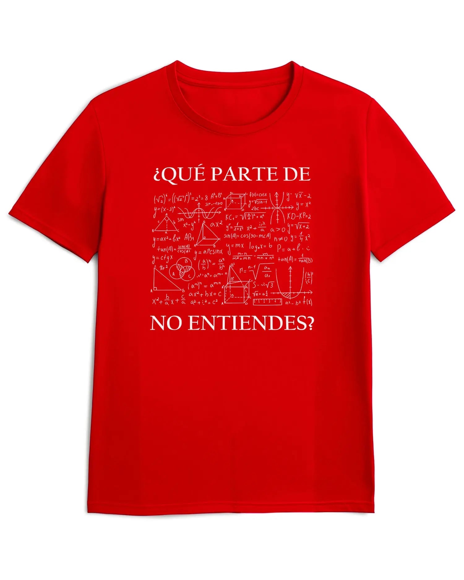 Camiseta de Manga Corta -  Que Partes de no Entiendes  - 100% Algodón Home & Living