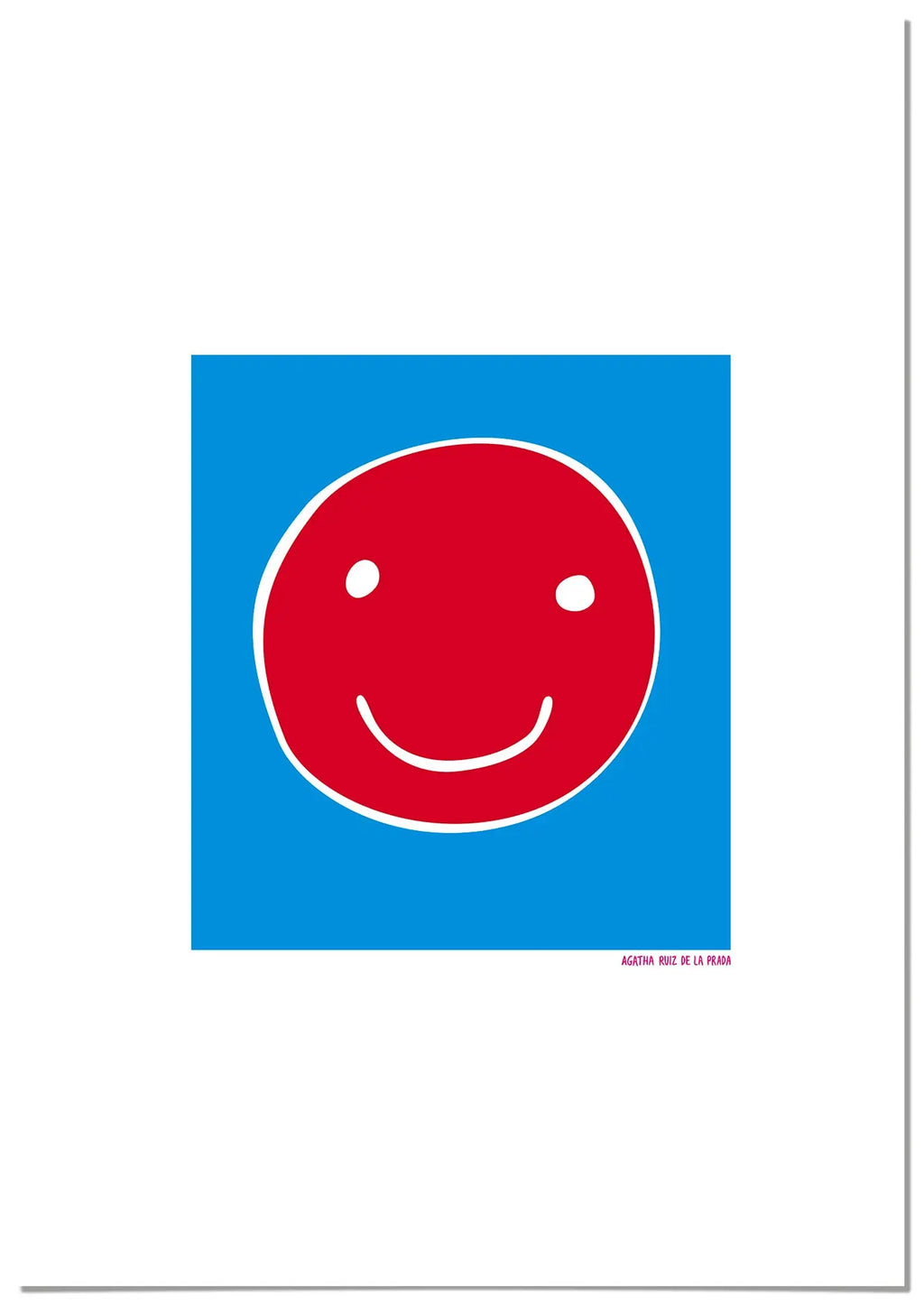 Cuadro Agatha Ruiz de la Prada Carita Feliz freeshipping - Home and Living