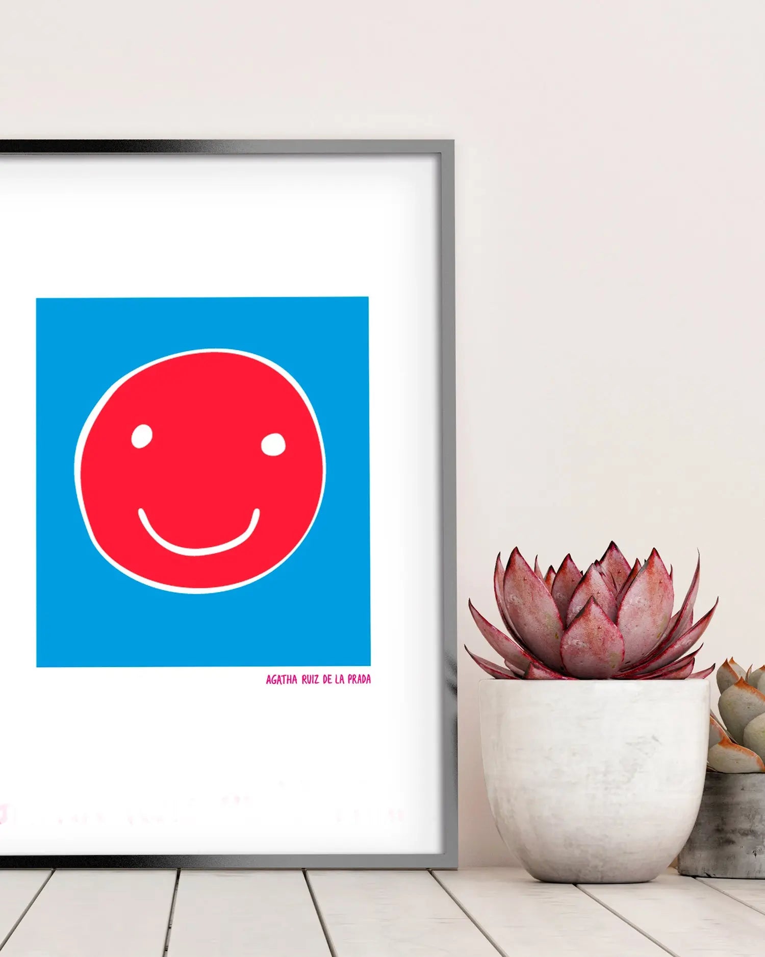 Cuadro Agatha Ruiz de la Prada Carita Feliz freeshipping - Home and Living
