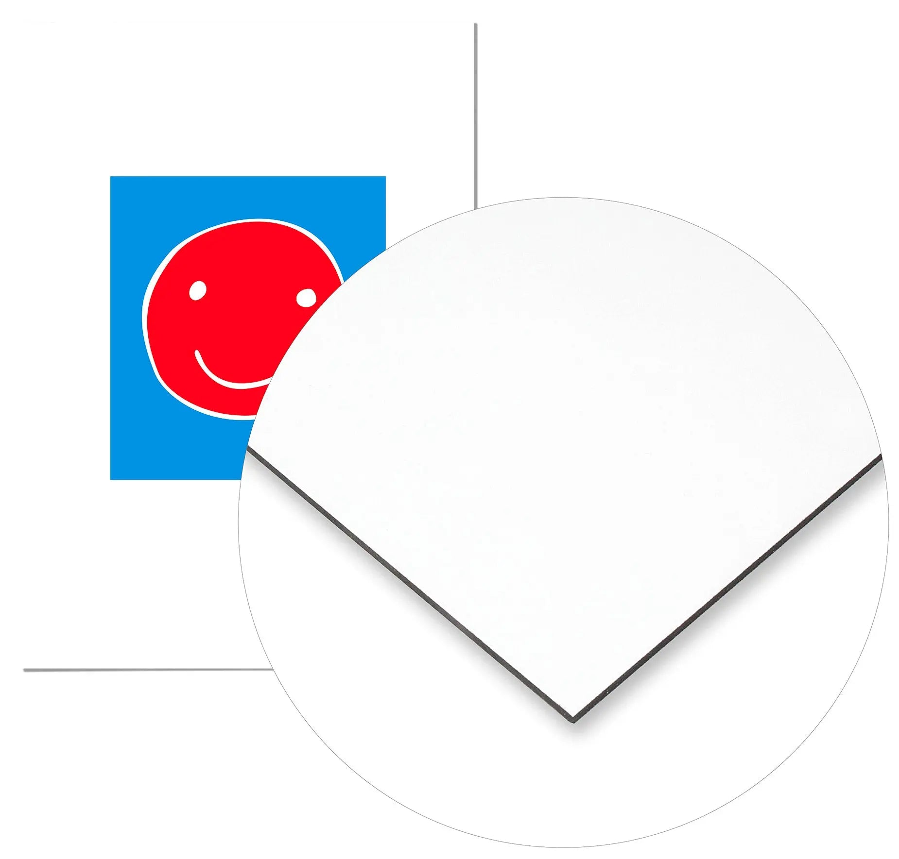 Cuadro Agatha Ruiz de la Prada Carita Feliz Home & Living Metal70x100cm