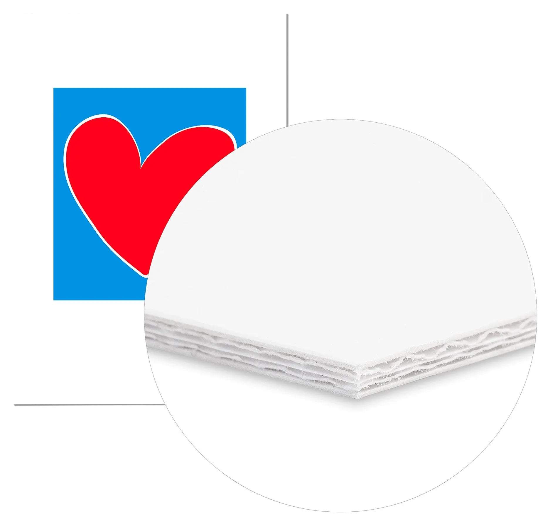 Cuadro Agatha Ruiz de la Prada Corazón Fondo Azul Home & Living CuadroEnmarcado70x100cm