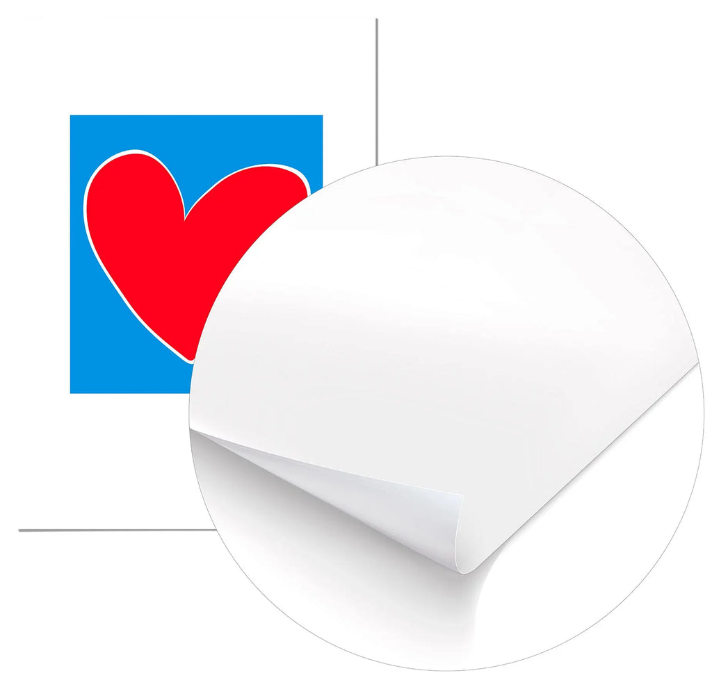 Cuadro Agatha Ruiz de la Prada Corazón Fondo Azul Home & Living Póster70x100cm