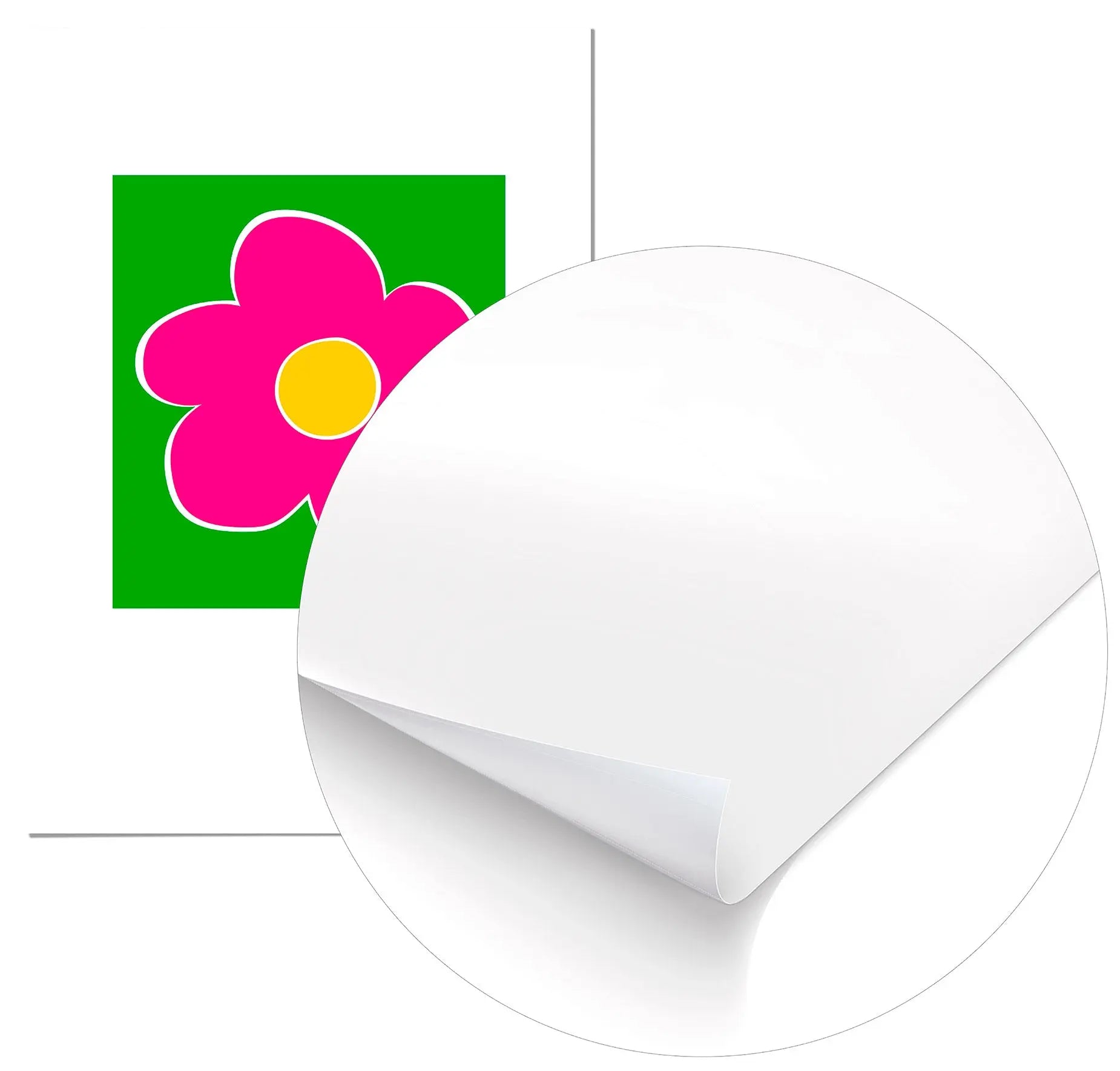 Cuadro Agatha Ruiz de la Prada Flor Fondo Verde Home & Living Póster70x100cm