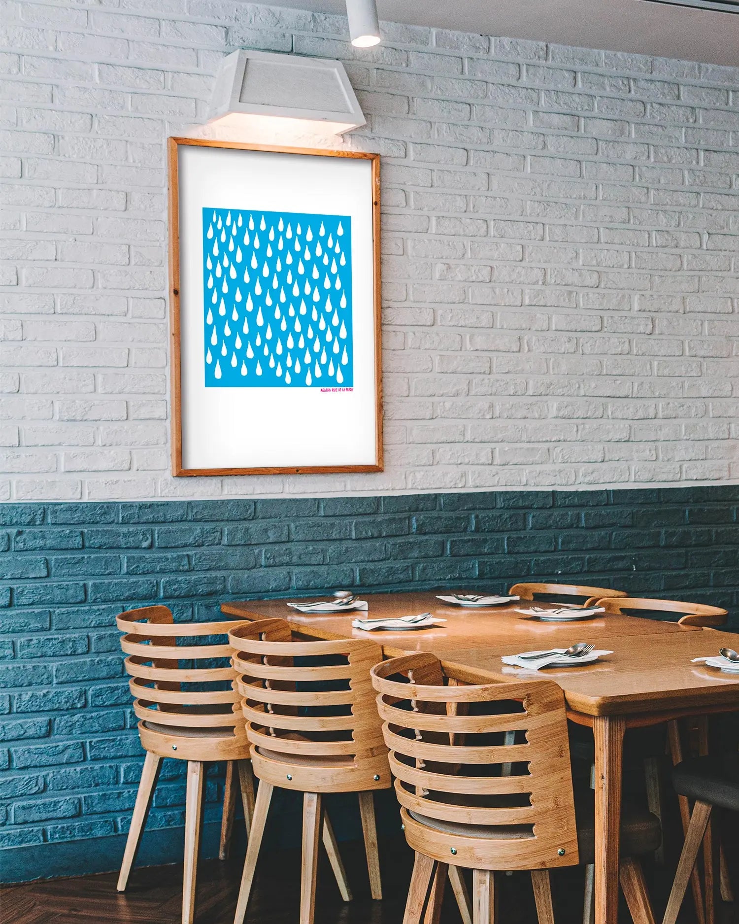 Cuadro Agatha Ruiz de la Prada Lluvia freeshipping - Home and Living