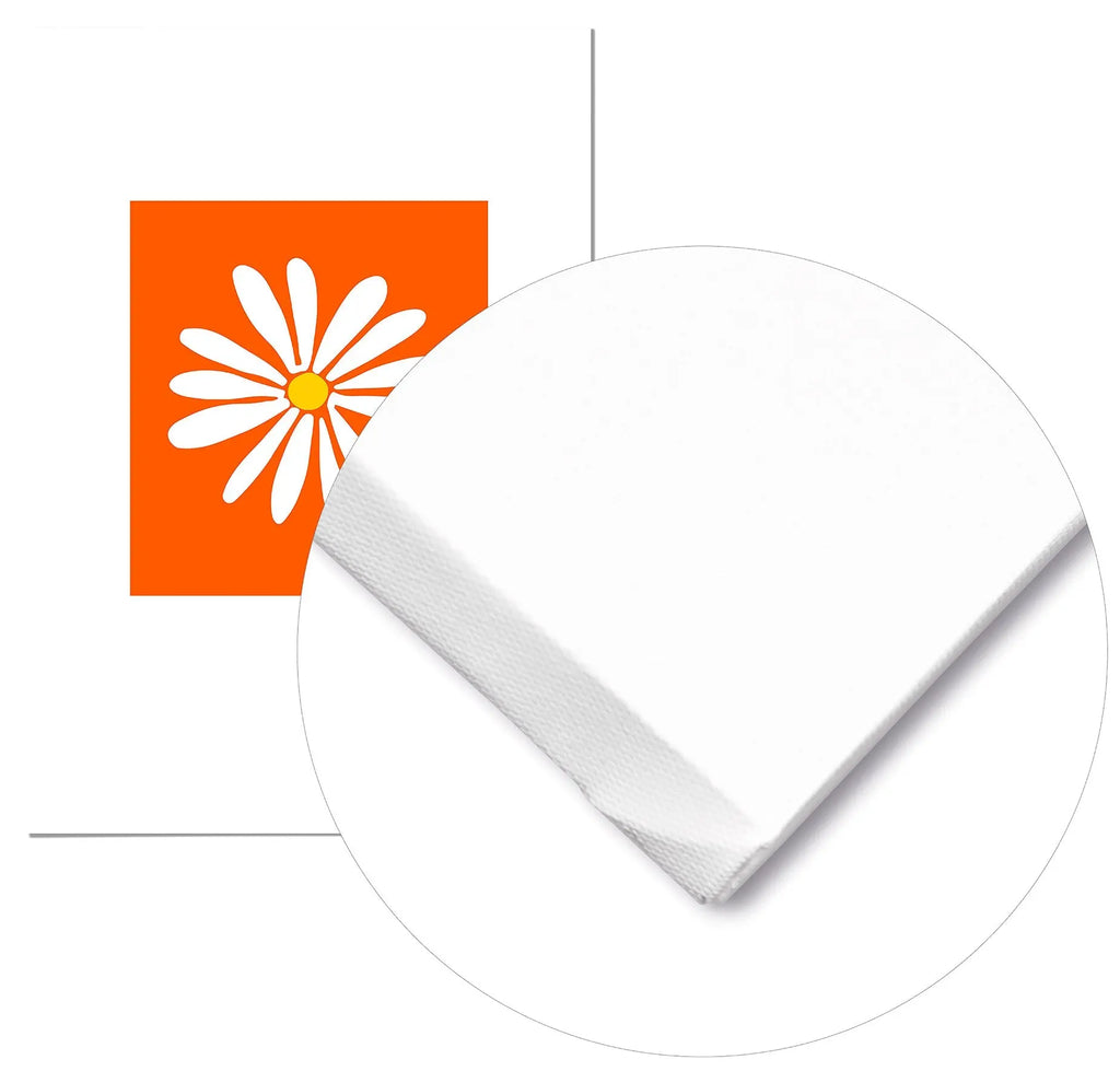 Cuadro Agatha Ruiz de la Prada Margarita Fondo Naranja Home & Living Lienzo70x100cm